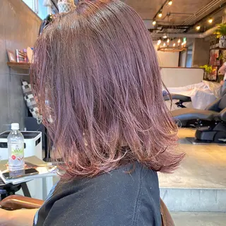 ミディアム カラー ヘアアレンジ 【ダメージレス施術】 【透明感】北村 拓也のヘアスタイル