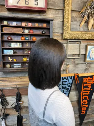 ミディアム カラー 川崎 かなでのヘアスタイル