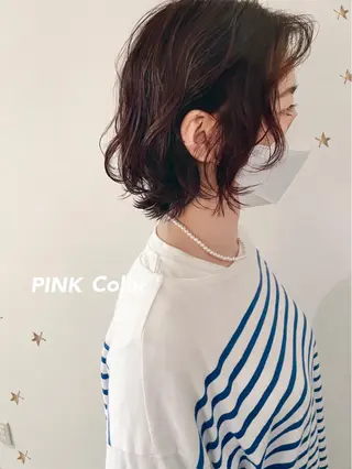 ショート カラー 市川 千夏のヘアスタイル