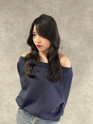 ロング 髪質改善縮毛矯正 ◽️河野泰貴のヘアスタイル