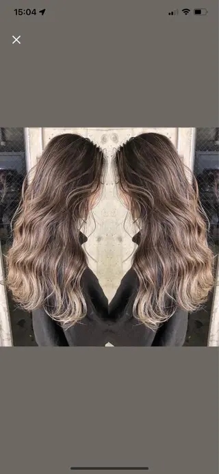 ロング カラー パーマ ヘアアレンジ メンズ キッズ ネイル マツエク・マツパ アイブロウ 韓国風×透明感カラー 髪質改善オタベシンヤのヘアスタイル