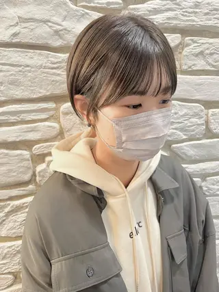 ショート カラー ヘアアレンジ 溝口 ひなこのマツエク・マツパデザイン