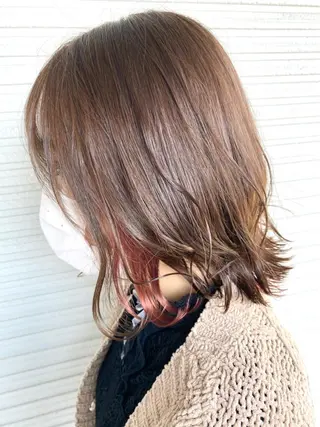 ミディアム カラー 【tejina】 横塚勇也のヘアスタイル