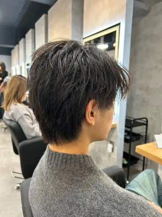 ショート カラー パーマ メンズ メンズ特化 👑YUTAのヘアスタイル