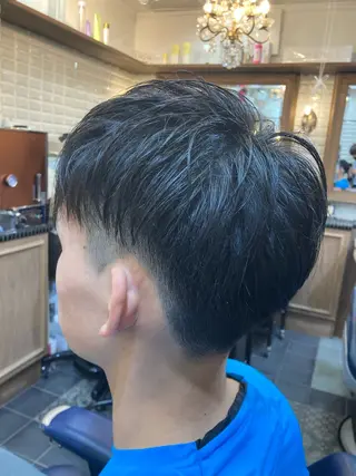 ショート メンズ ルピナス中田店長 山口大地のヘアスタイル