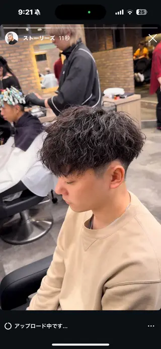 パーマ メンズ パーマ特化/ MANARUのヘアスタイル