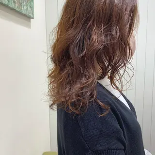 ロング パーマ ayaka #パーマ#アレンジのヘアスタイル