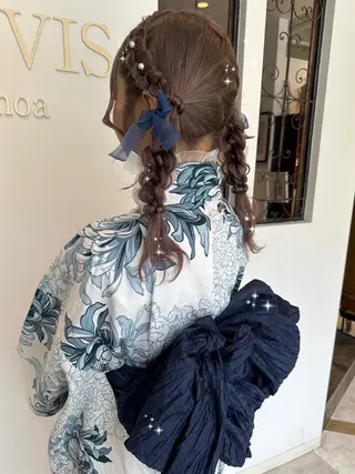 🐈‍⬛momo🐾 ダブルカラーのヘアスタイル