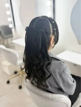 ロング ヘアアレンジ ヘアセットサロン /上坪愛美のヘアスタイル