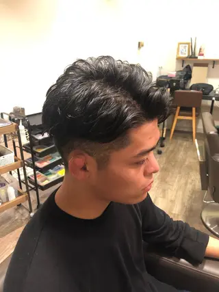 ショート パーマ bifino.rilune for men所属・rilune matsuoのヘアスタイル