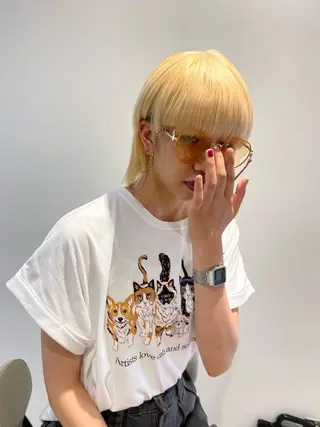 ショート サイレント美容師 アイリィのヘアスタイル