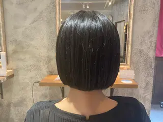 ショート カラー ヘアアレンジ MODE K’s川西 瀧尻光のヘアスタイル