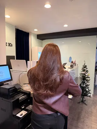 ロング カラー レイヤー/艶カラー ROKUのヘアスタイル