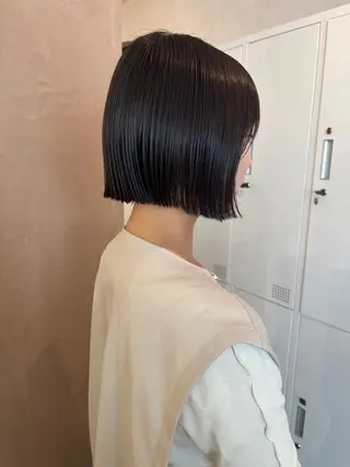 ミディアム カラー Chiho / 梅田 / ボブ/ パーマのヘアスタイル