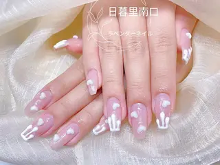 ネイル ラベンダー💖日暮里 ルル💖ネイルのネイルデザイン