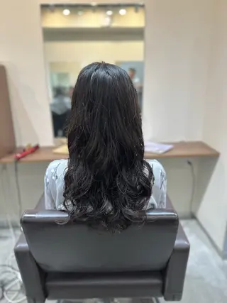 ロング カラー パーマ 平日オススメ✨ プチプラ✨山下のヘアスタイル