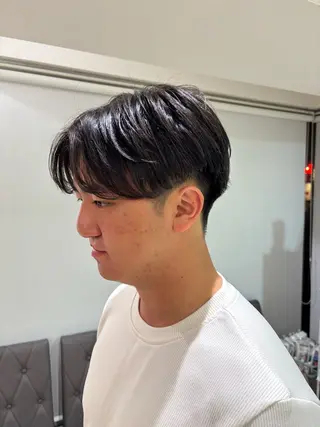 メンズ ハードパーマ Rico💜のヘアスタイル