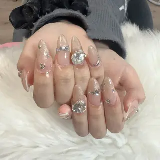 ネイル 🎀nana🫧 ワンホンネイル🎀のネイルデザイン