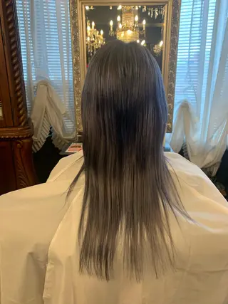 ロング カラー 藤井菜々 （エルベスアクト）のヘアスタイル