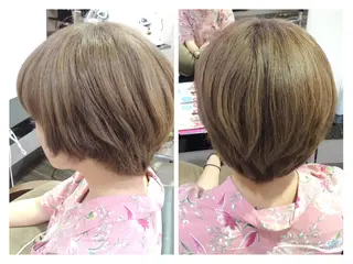 ショート カラー 烏山 達也のヘアスタイル