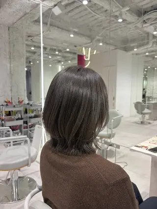 ミディアム カラー レイヤー♡ 石川優奈のヘアスタイル