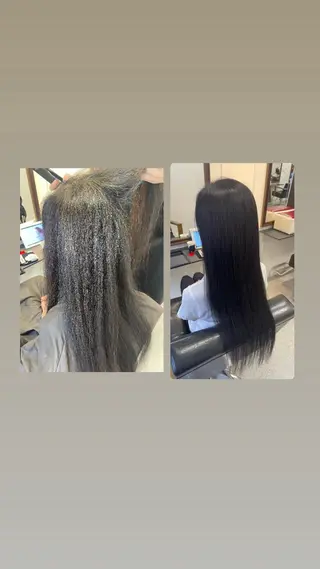 ロング ユウ 二子玉川駅 半個室サロンのヘアスタイル