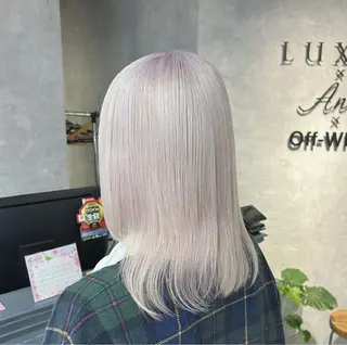 ミディアム カラー ブリーチ&エクステ 🥀ケアカラー特化のヘアスタイル