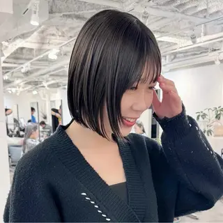 ミディアム カット特化 /BLUET/新宿のヘアスタイル