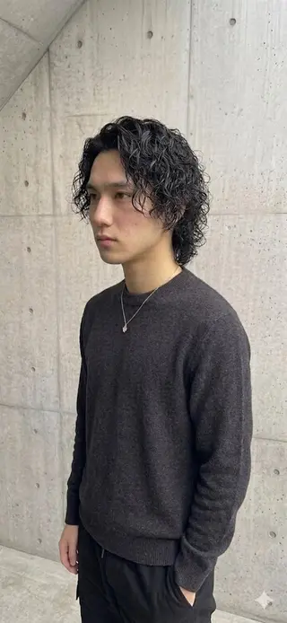 パーマ メンズ 🌀メンズパーマ🌀 カット💇こうせいのヘアスタイル