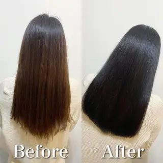 ロング カラー 髪質改善特化 安東駿介のヘアスタイル