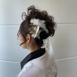 セミロング 大政源氏🌈✨ Genjiのヘアスタイル