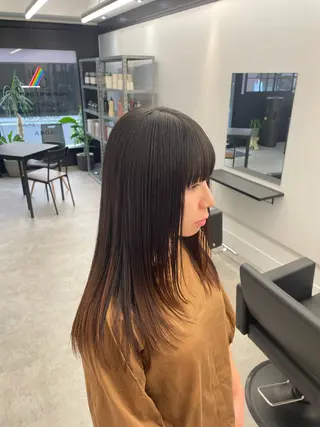 ミディアム カラー 川上拓真 ✂︎学芸大学のヘアスタイル