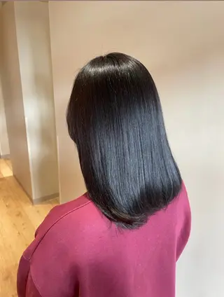 カラー 中島愛佳🐥⸒⸒ 縮毛矯正/艶髪カラーのヘアスタイル