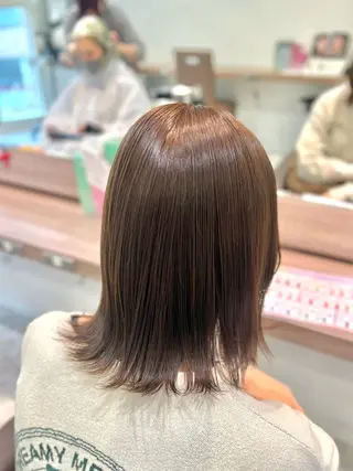 ミディアム Yuka/Aujua ソムリエ/髪質改善のヘアスタイル