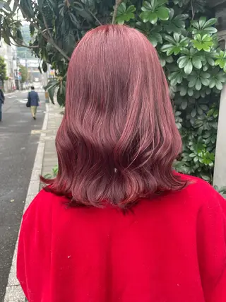 ミディアム 山浦司颯/ カラー/レイヤーのヘアスタイル