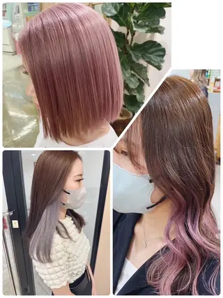 ロング レイヤー/くびれ/ 縮毛/チェレ金剛のヘアスタイル