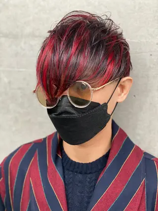 ショート メンズ 原宿アンリ 山下卓也のヘアスタイル