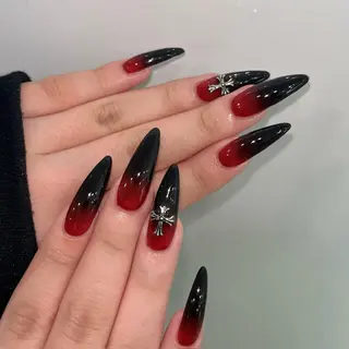 ネイル moca心斎橋店 Aina🐈⬛🤍のネイルデザイン