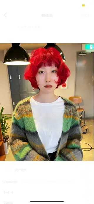 カラー airi໒꒱·ﾟ /デザインカラーのヘアスタイル