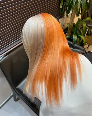 ロング 白髪ぼかしハイライト 🥇店長JUKIYAのヘアスタイル