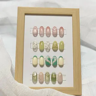 ネイル 上野 杏菜のネイルデザイン