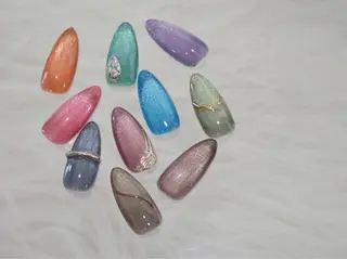 ネイル nail salon＆school felice所属・フェリーチェ瑞江店 新山のネイルデザイン