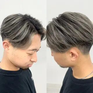 カラー メンズ ダブルスキルエクステ /羽エクステ白石宇由のヘアスタイル