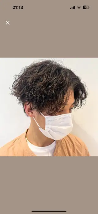 カラー パーマ メンズ 🌷縮毛矯正🌷 中村百花のヘアスタイル