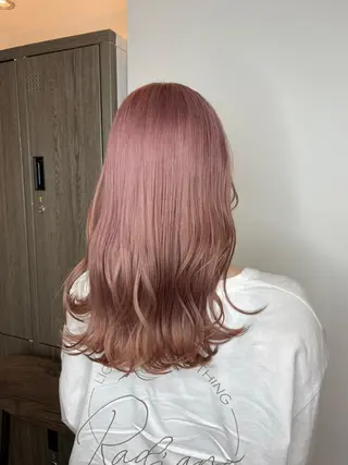 セミロング カラー パーマ ヘアアレンジ newi grande 横浜店のヘアスタイル