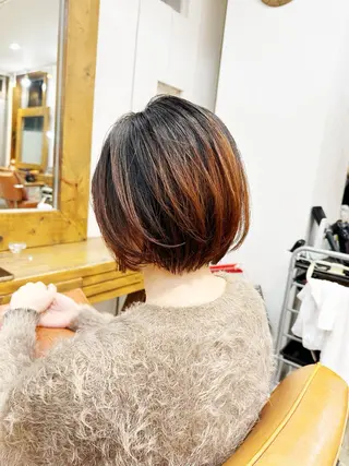 ショート newline銀座所属・👑銀座ショート/ 絶壁補正/金子涼👑のヘアスタイル