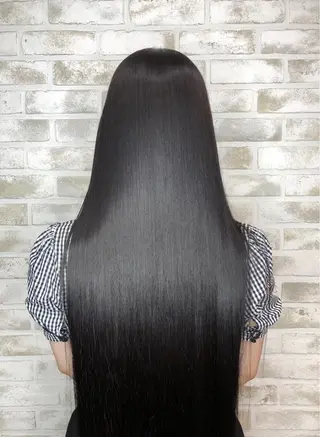 ロング ヘアアレンジ トッチ 艶髪髪質改善のヘアスタイル
