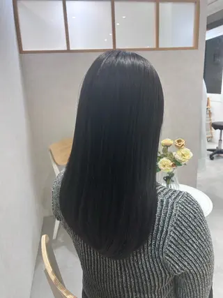 ロング Mao 🎀bob Oliveカラー🌿のヘアスタイル