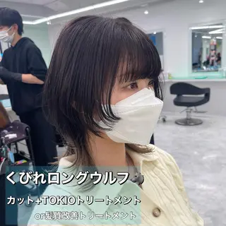 ロング カラー ボブカットモデル 募集中　ukaのヘアスタイル