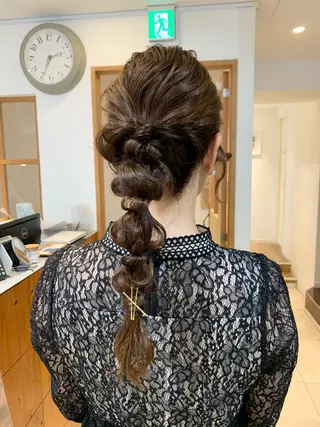 ロング ヘアアレンジ 庄司 沙羅のヘアスタイル